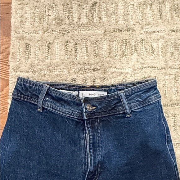 Dark Wash Wide Leg Women's Jeans - Picture 4 of 4